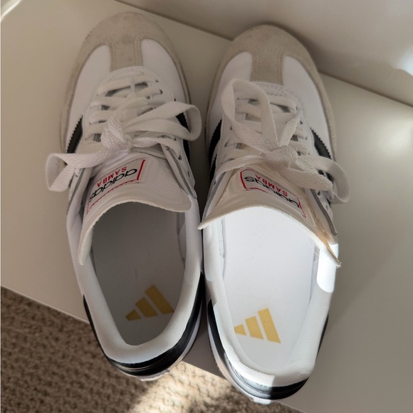 Adidas Samba White and Black Sneakers (Unisex) - Picture 6 of 9